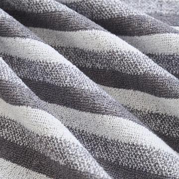 Полотенце махровое Fine Line Полоса, серый, пестроткань