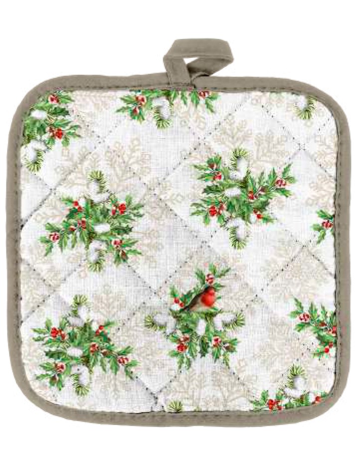 Прихватка рогожка WENGE 29165-1 В ожидании Нового года