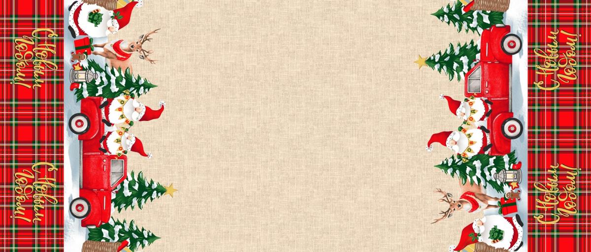 Рогожка 150 см наб арт. 904 29290-1 Новогодние приключения