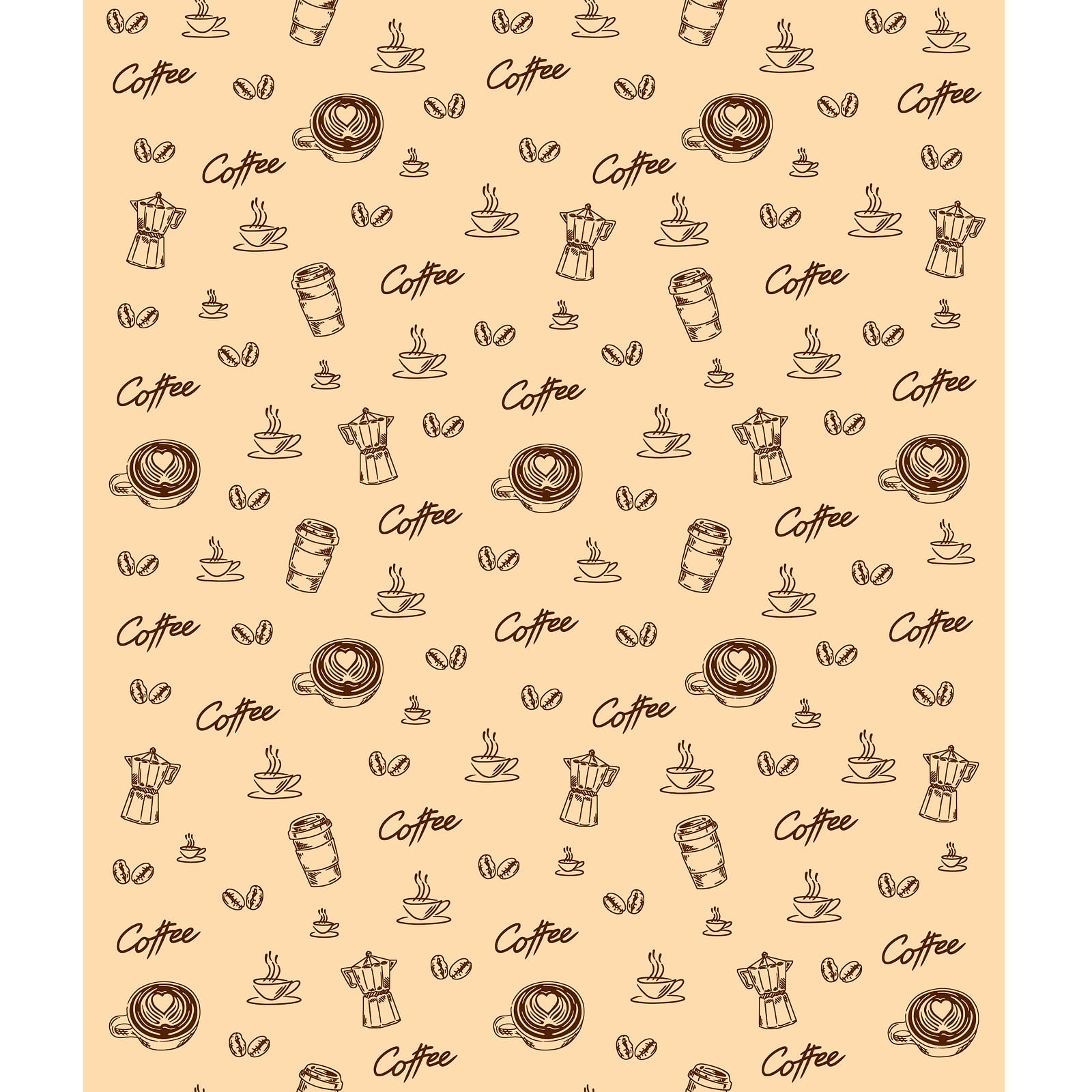 Полотно вафельное 50 см наб 29499-1 Кофе-брейк