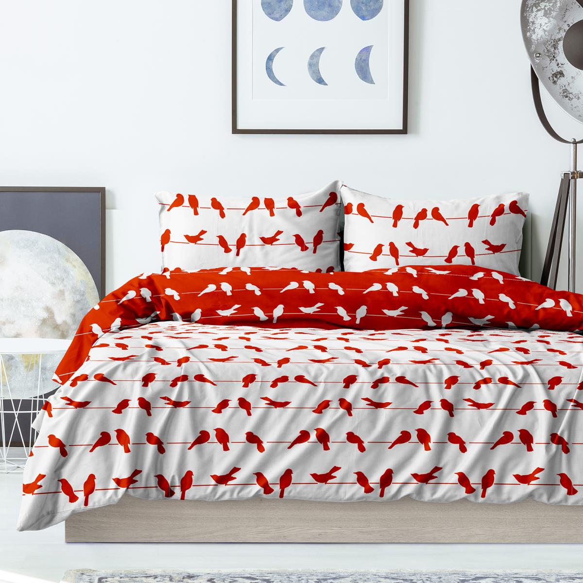 КПБ WENGE YOUNG Перкаль 60143-4/60143-1 Orange trills