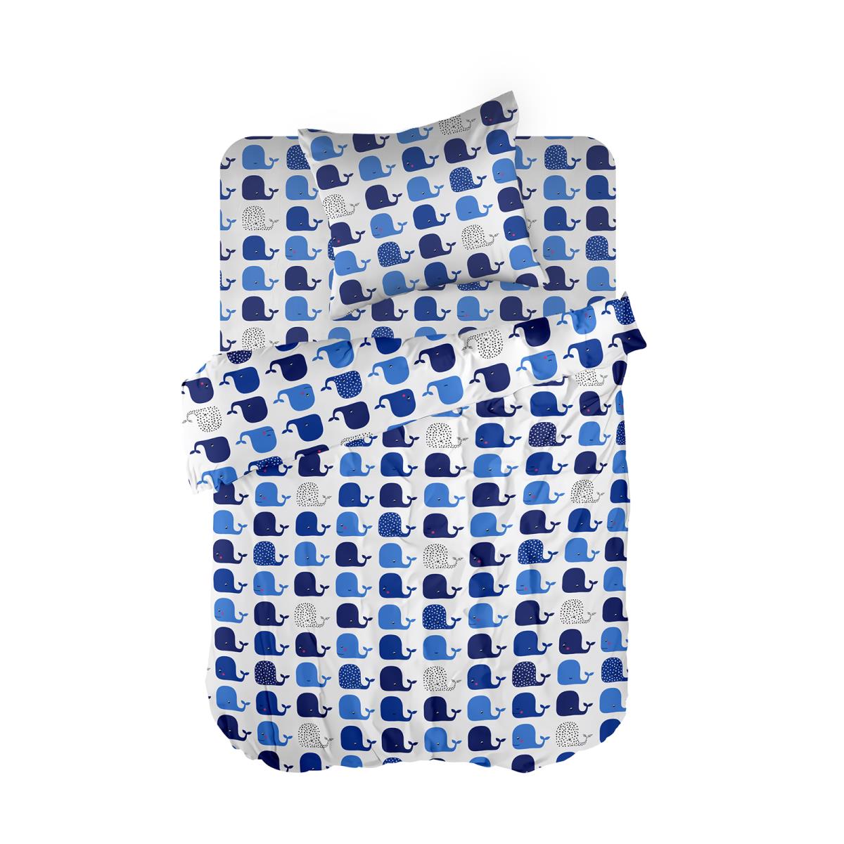 КПБ WENGE BABY Перкаль 60140-1 Baby whale