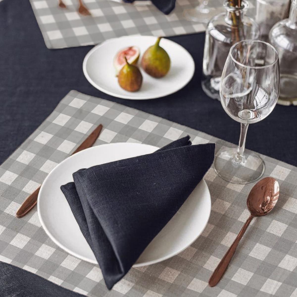 Набор салфеток из рогожки на стол Все ДOMA/Vse DOMA 60163-2 Пуаро