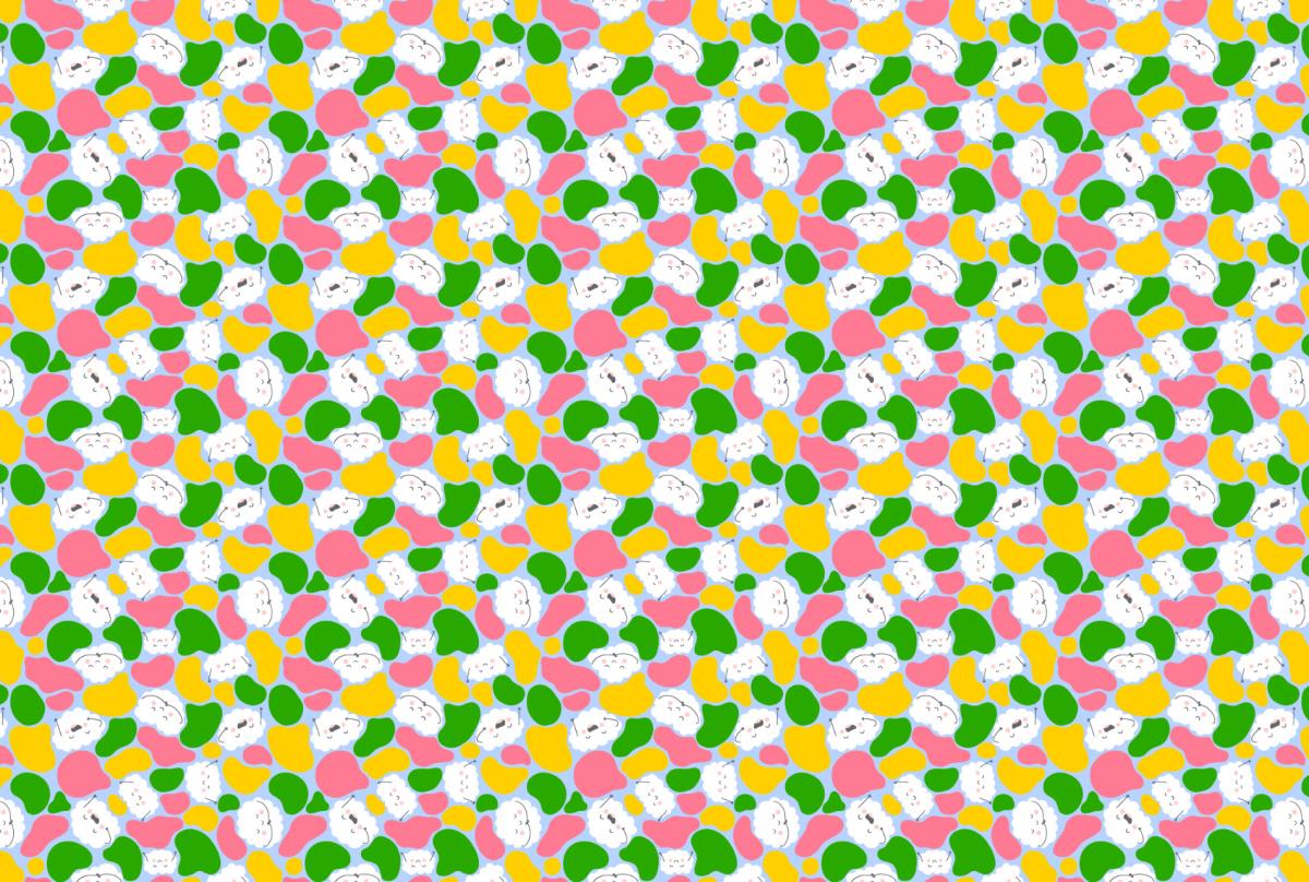 Ситец 95 см наб 60045-1 Облачки