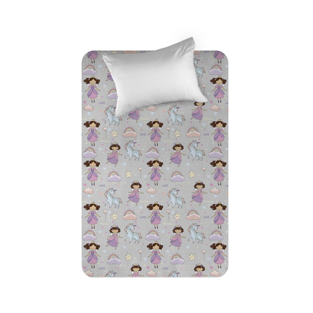 Простыня перкаль WENGE KIDS 60088-1 Fairy