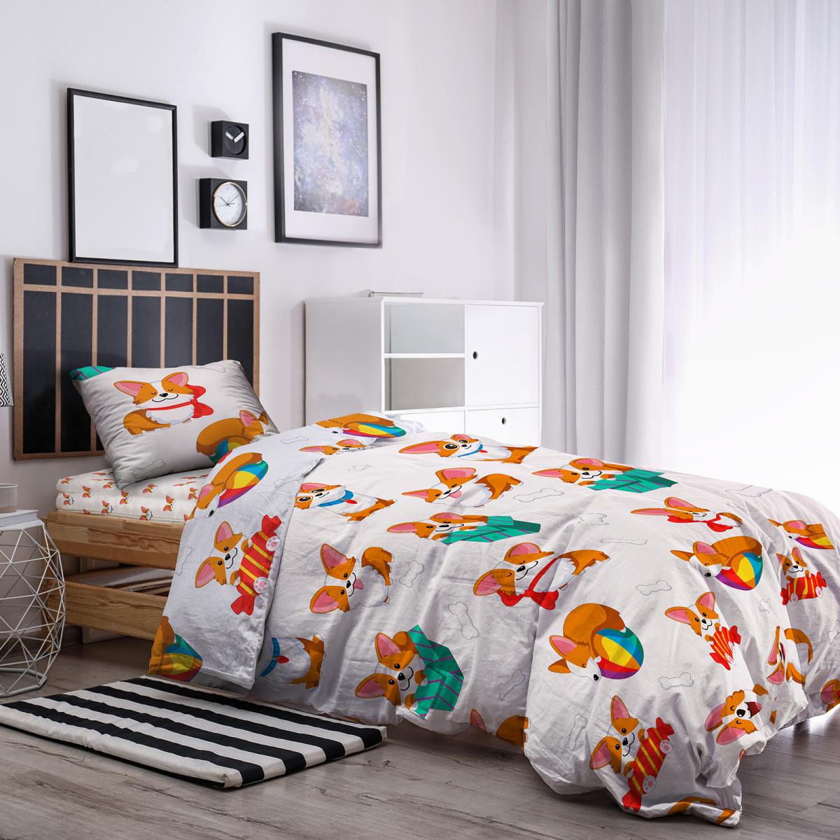 КПБ КиндерСон Поплин 16321-1/16322-1 Корги