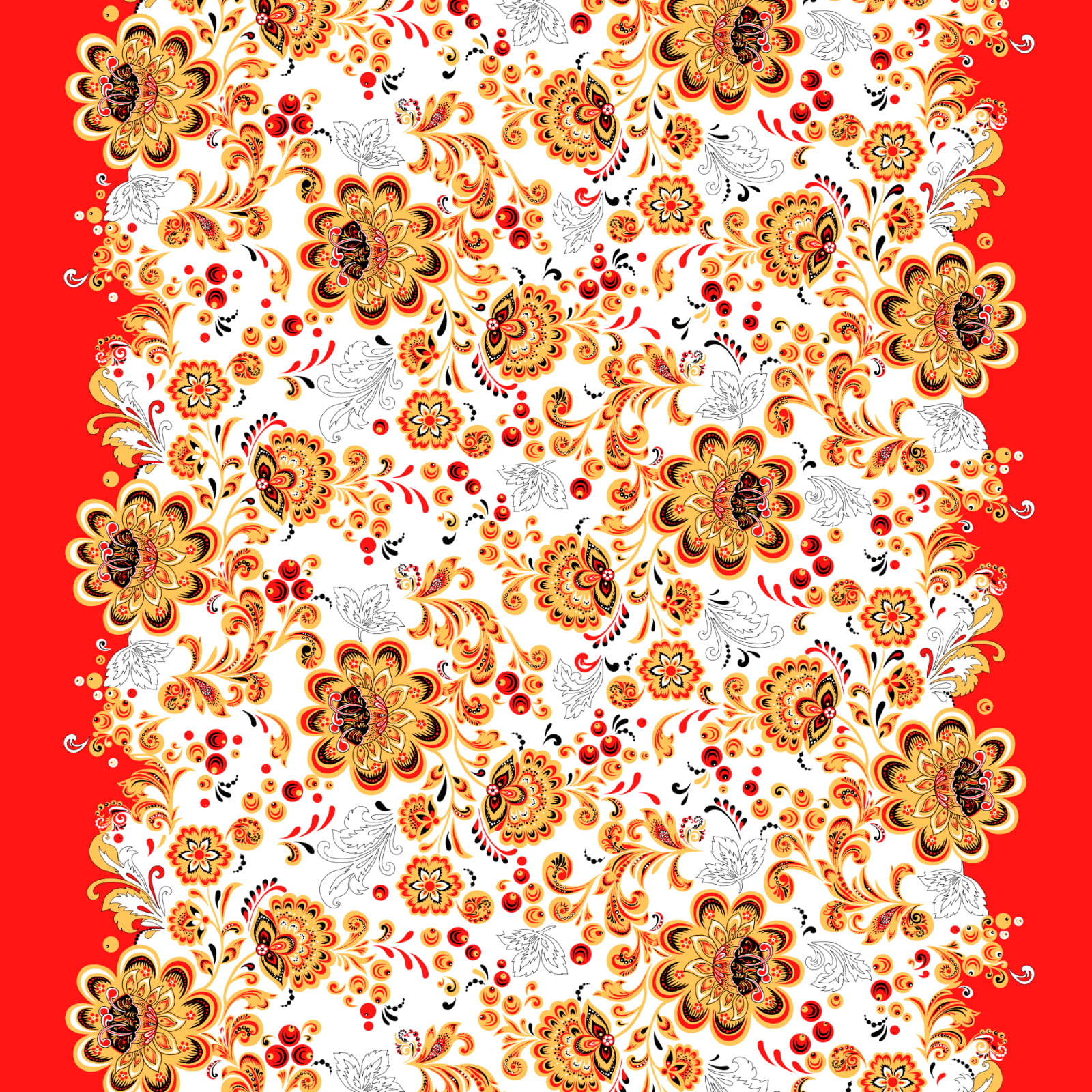 Рогожка 150 см наб арт. 904 29407-1 Новая хохлома