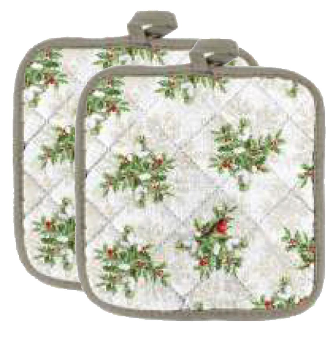 Набор прихваток рогожка WENGE 29165-1 В ожидании Нового года