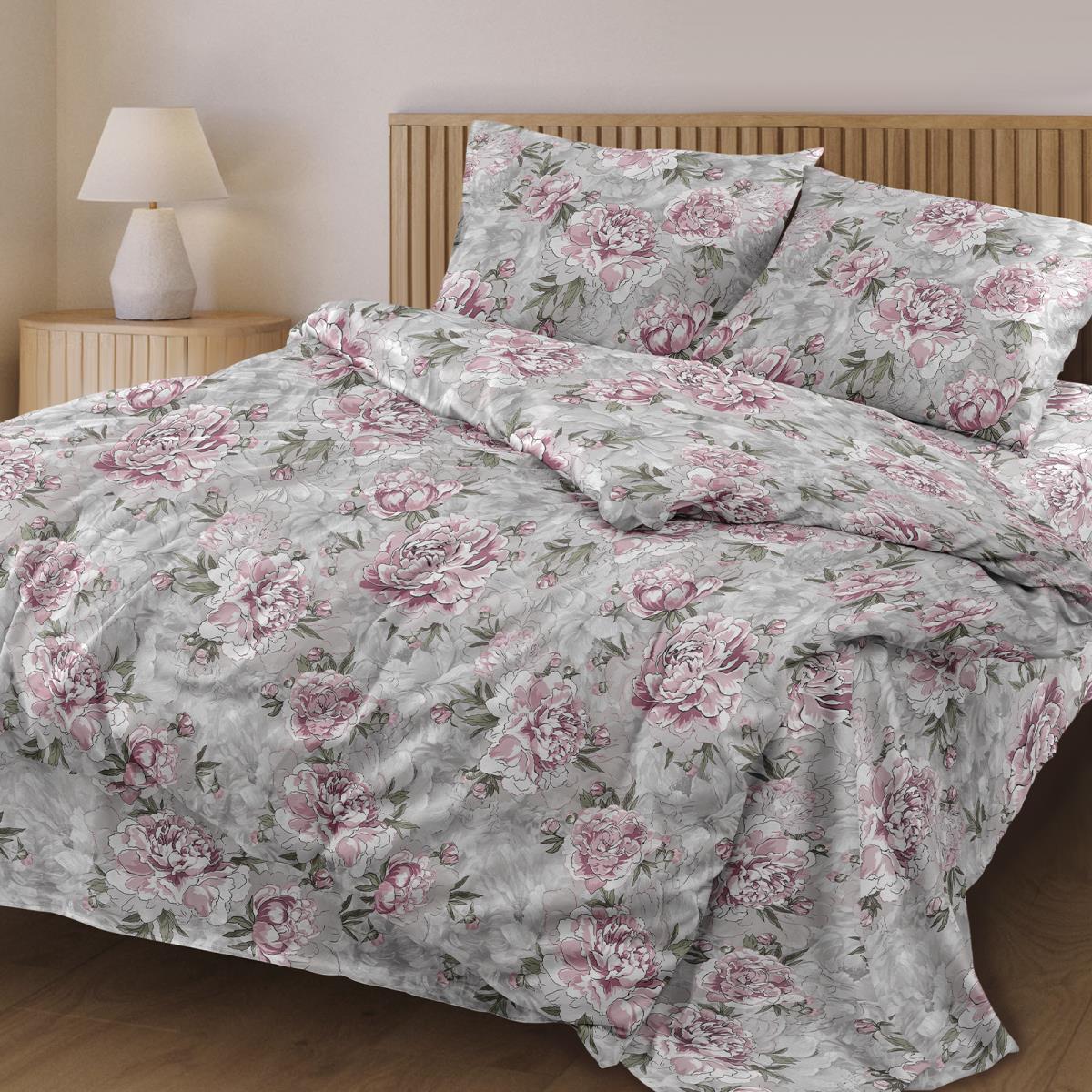 КПБ Любимый дом Бязь 50042-1 Пионовый сад н/у