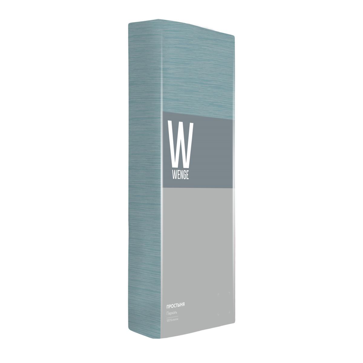Простыня перкаль WENGE 15348-4