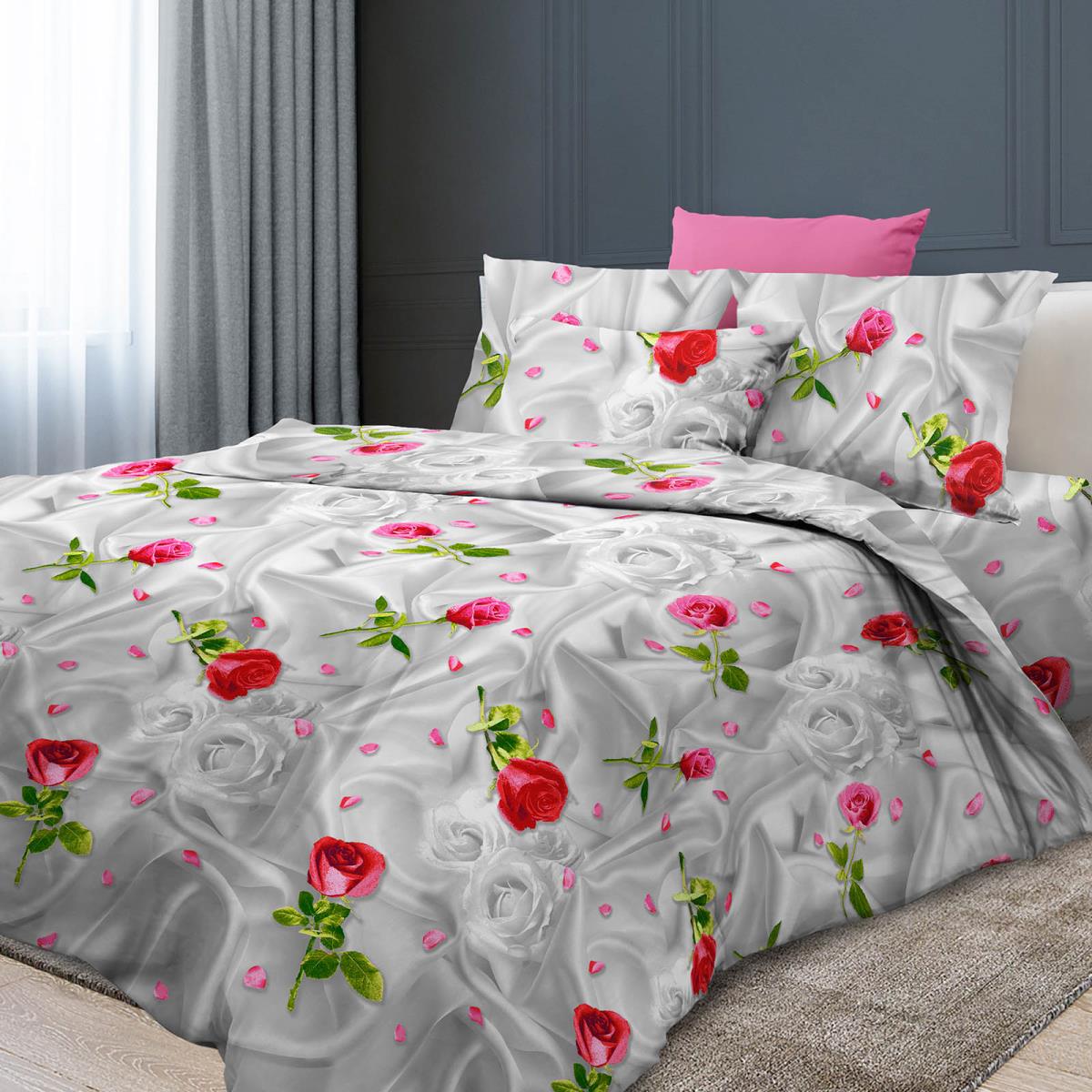 Бязь наб 220 см Премиум 6259-3 Серебряный будуар