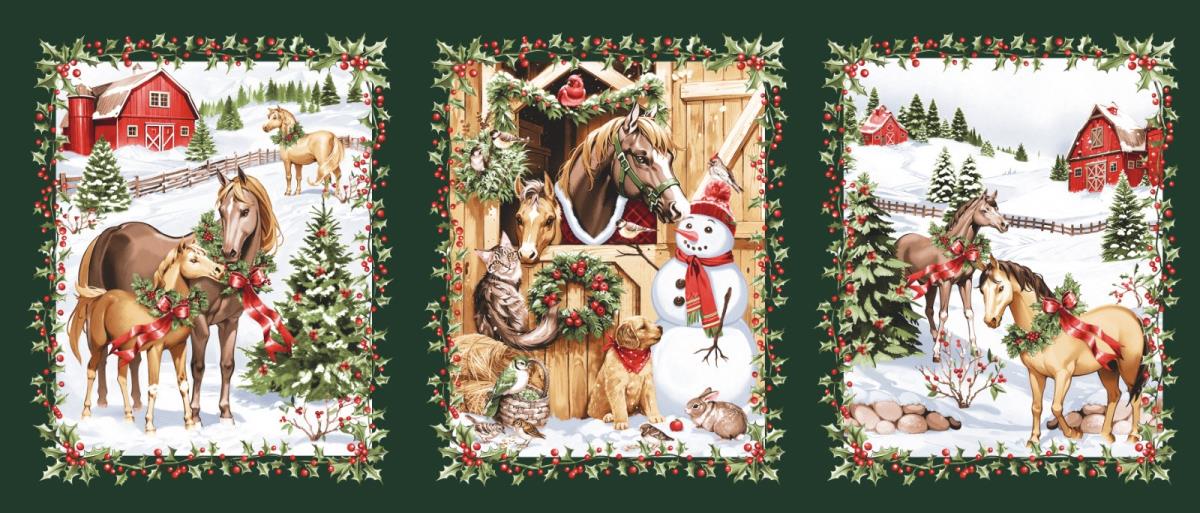 Рогожка 150 см наб арт. 904 29380-1 Волшебный Новый год