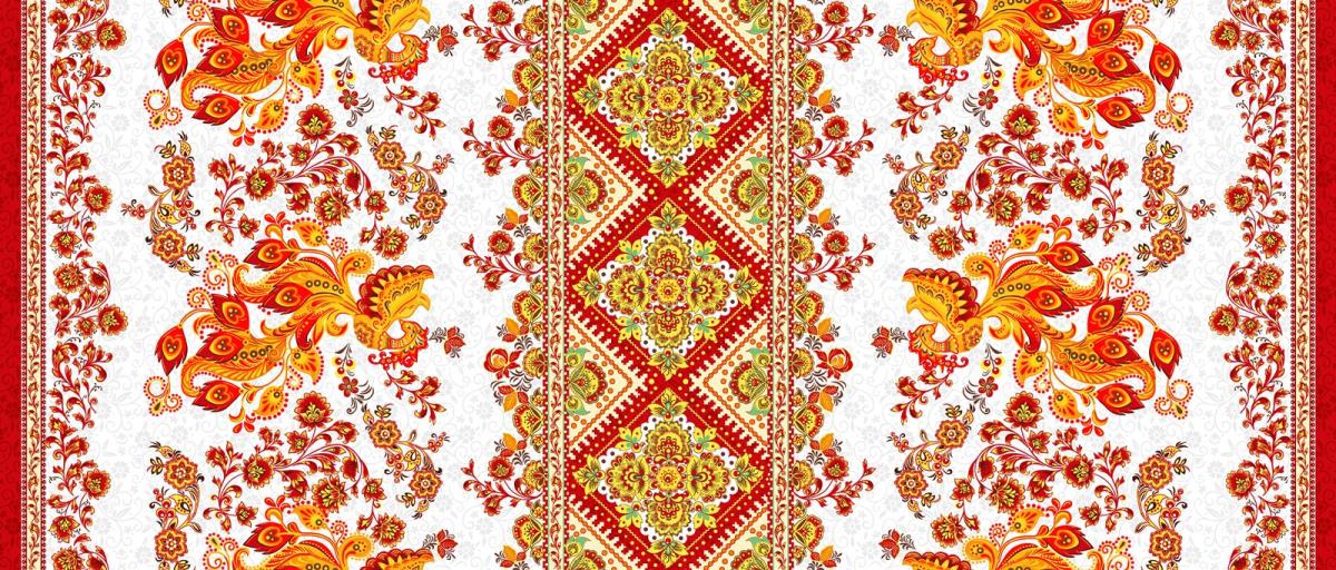 Рогожка 150 см наб арт. 904 35059-1 Жар-Птица