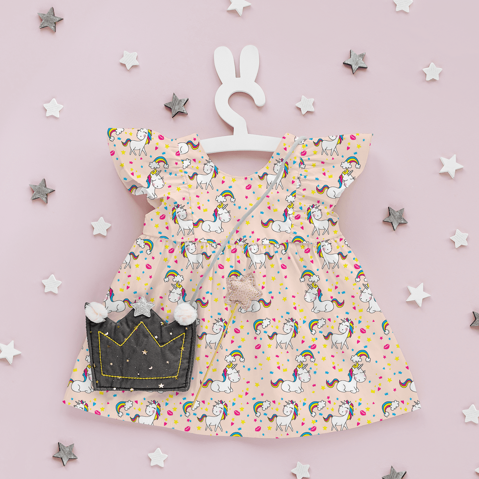 Фланель 90 см 29145-4 Лошадки