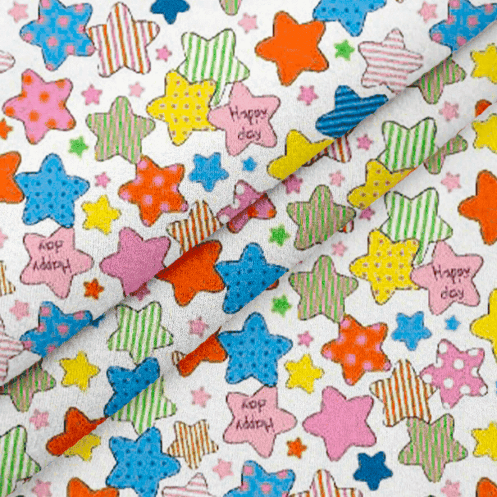 Фланель 90 см 21212-2 Звездочки