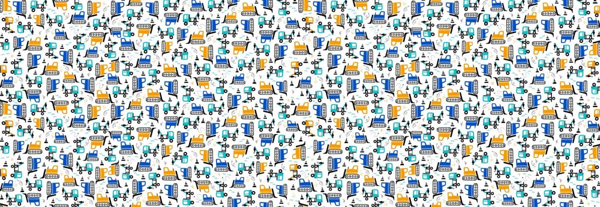 Ситец 95 см 29154-2 Трактор