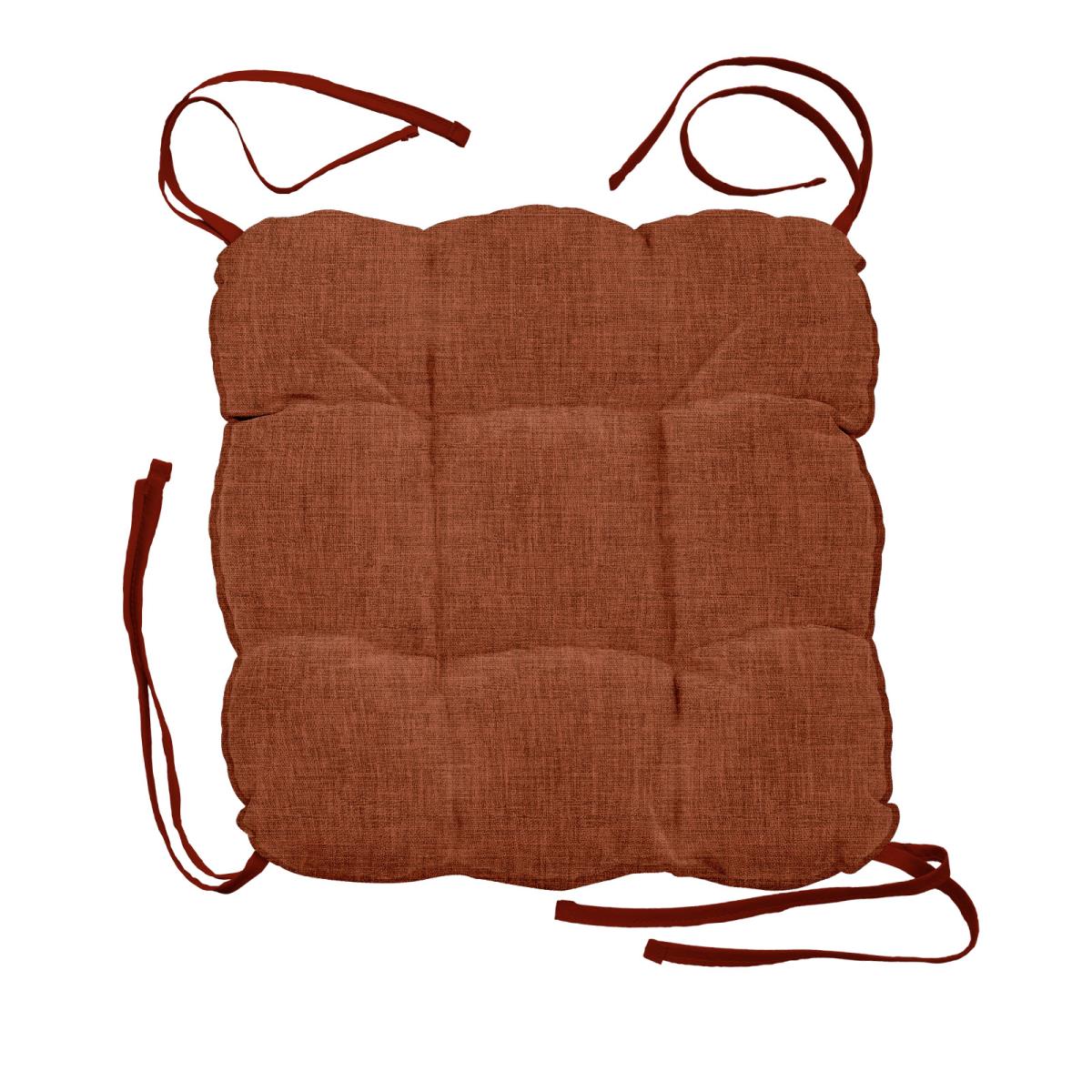 Подушка на стул с тафтингом Все ДOMA/Vse DOMA 60008-20 Терракот