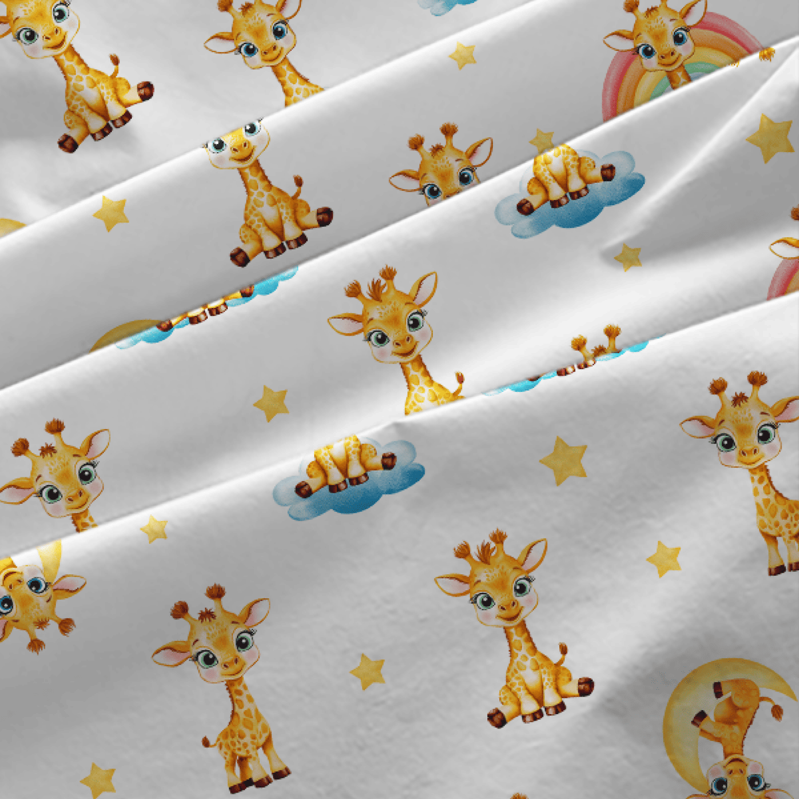 Перкаль 150 см наб 13516-1 Веселые жирафики