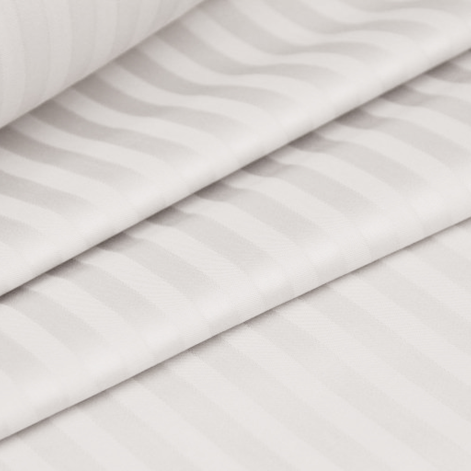 Страйп-сатин 220 см гладкокрашеный арт. 3052 86080-12 нежно-голубой, полоса 2*2