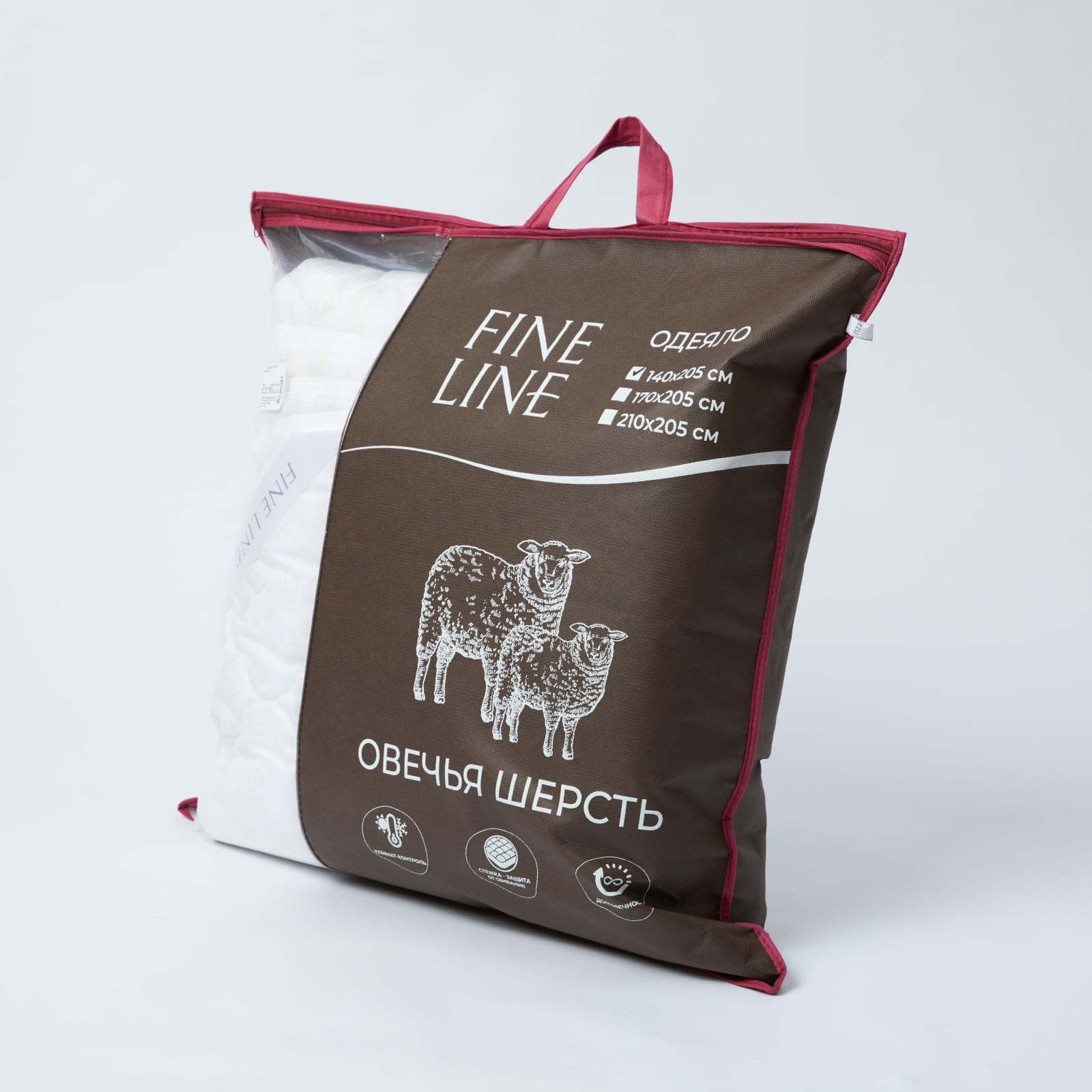 Одеяло Fine Line Идеал/Ideal овечья шерсть НУ