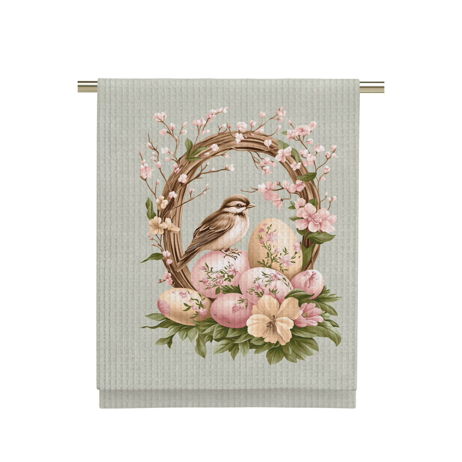 Полотенце вафельное Все ДOMA/Vse DOMA 60361-1 Радостная весть