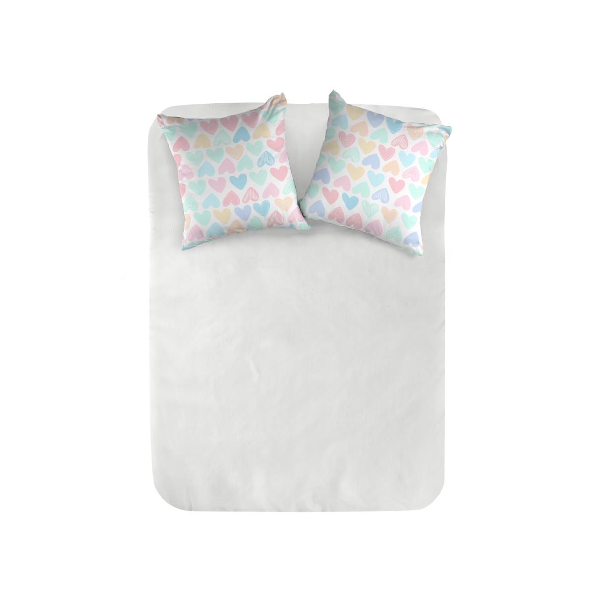 Комплект наволочек перкаль WENGE KIDS 60085-1 Hearts