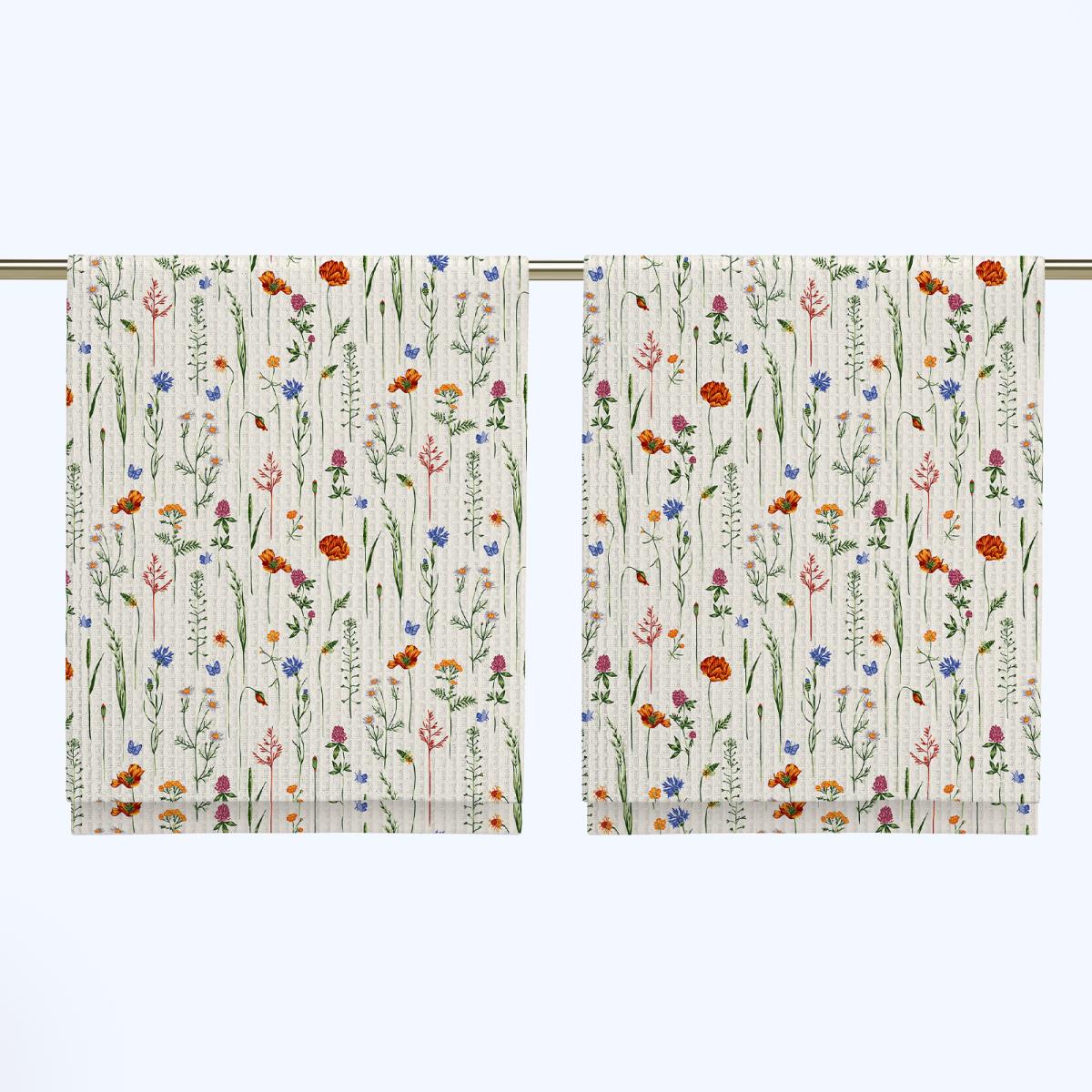 Набор вафельных полотенец Все ДOMA/Vse DOMA 60286-1 Полевые цветы