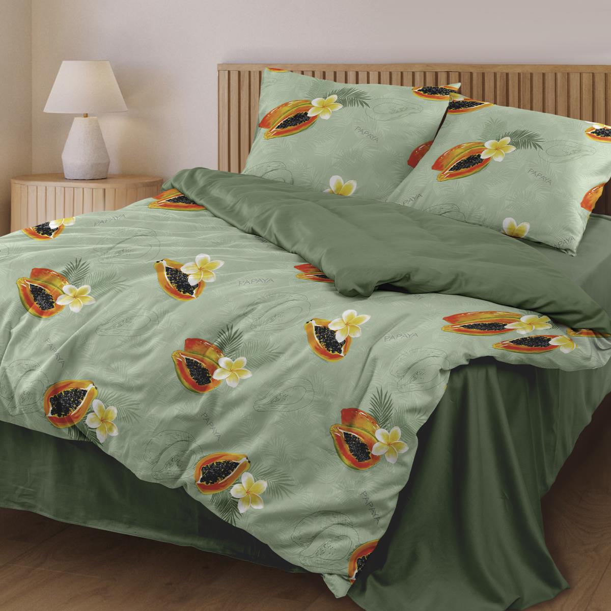 КПБ Любимый дом Бязь 50184-1/24500-24 Папайя глит.