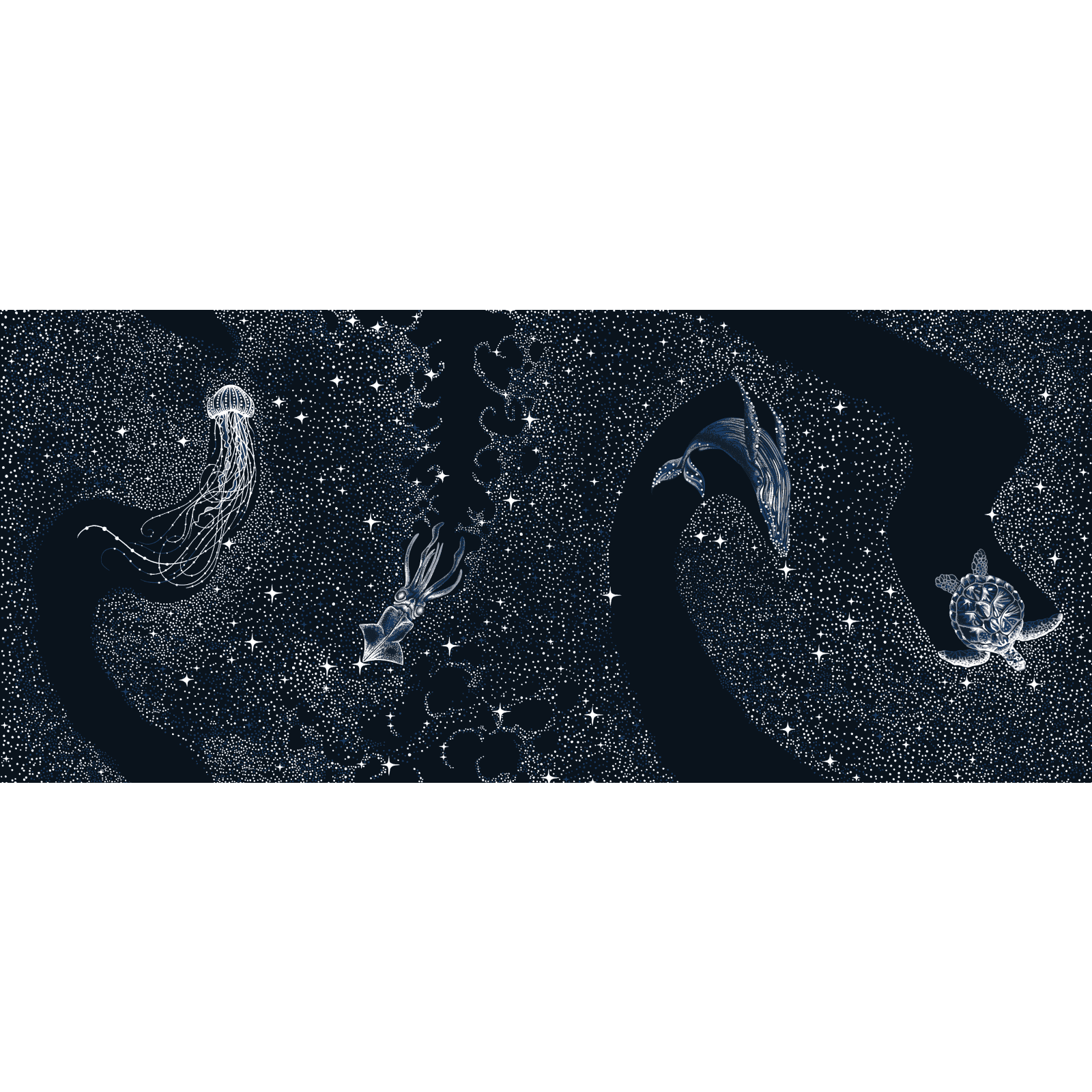 Полотно вафельное 150 см наб 29335-1 На море