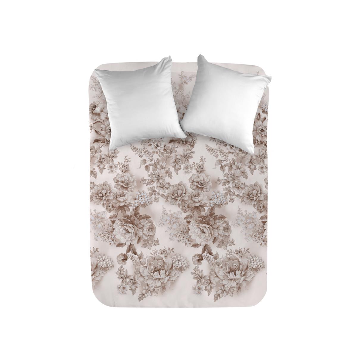 Простыня сатин С ЛЮБОВЬЮ 6986-1