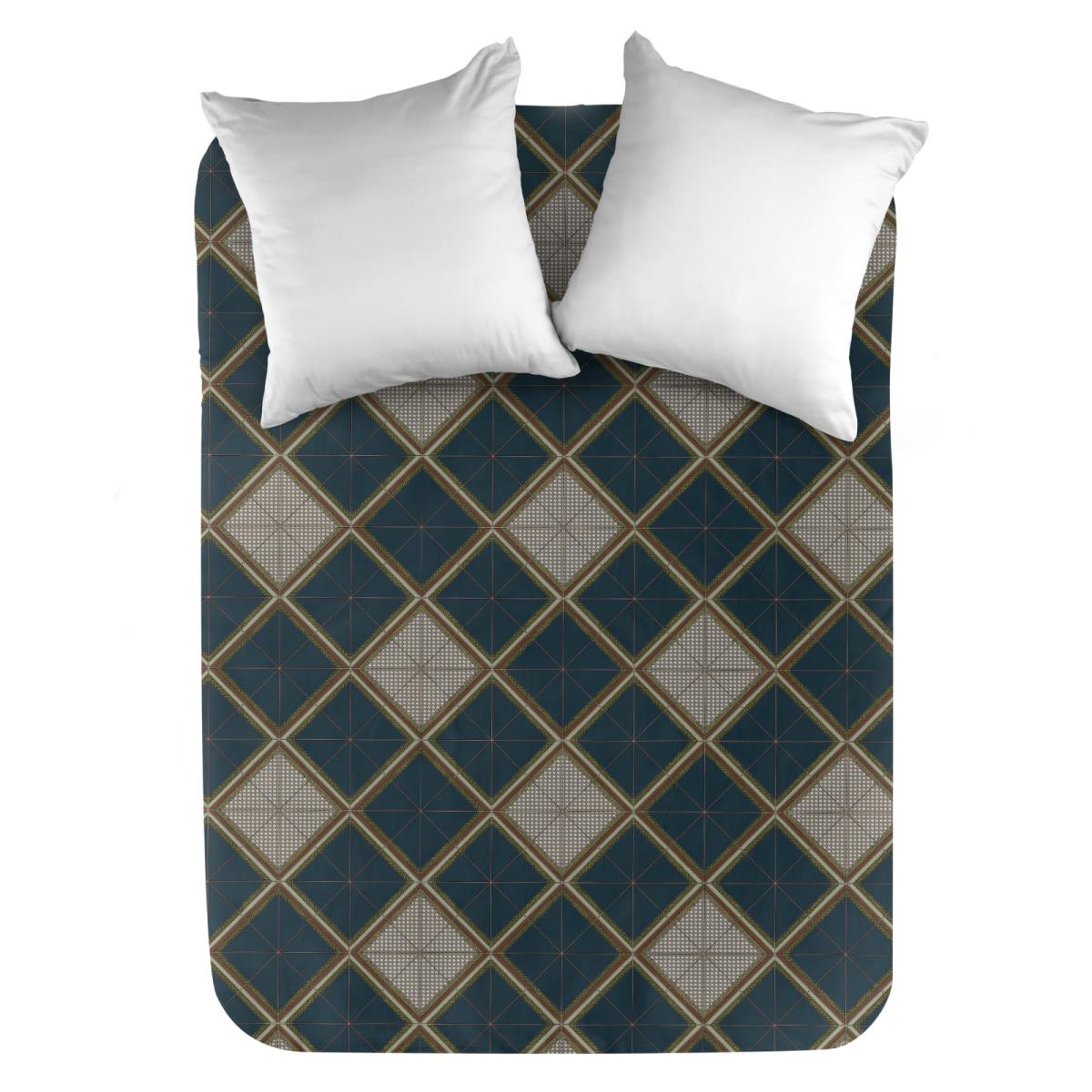 Простыня на резинке бязь WENGE 24322-2 Lorenza grey