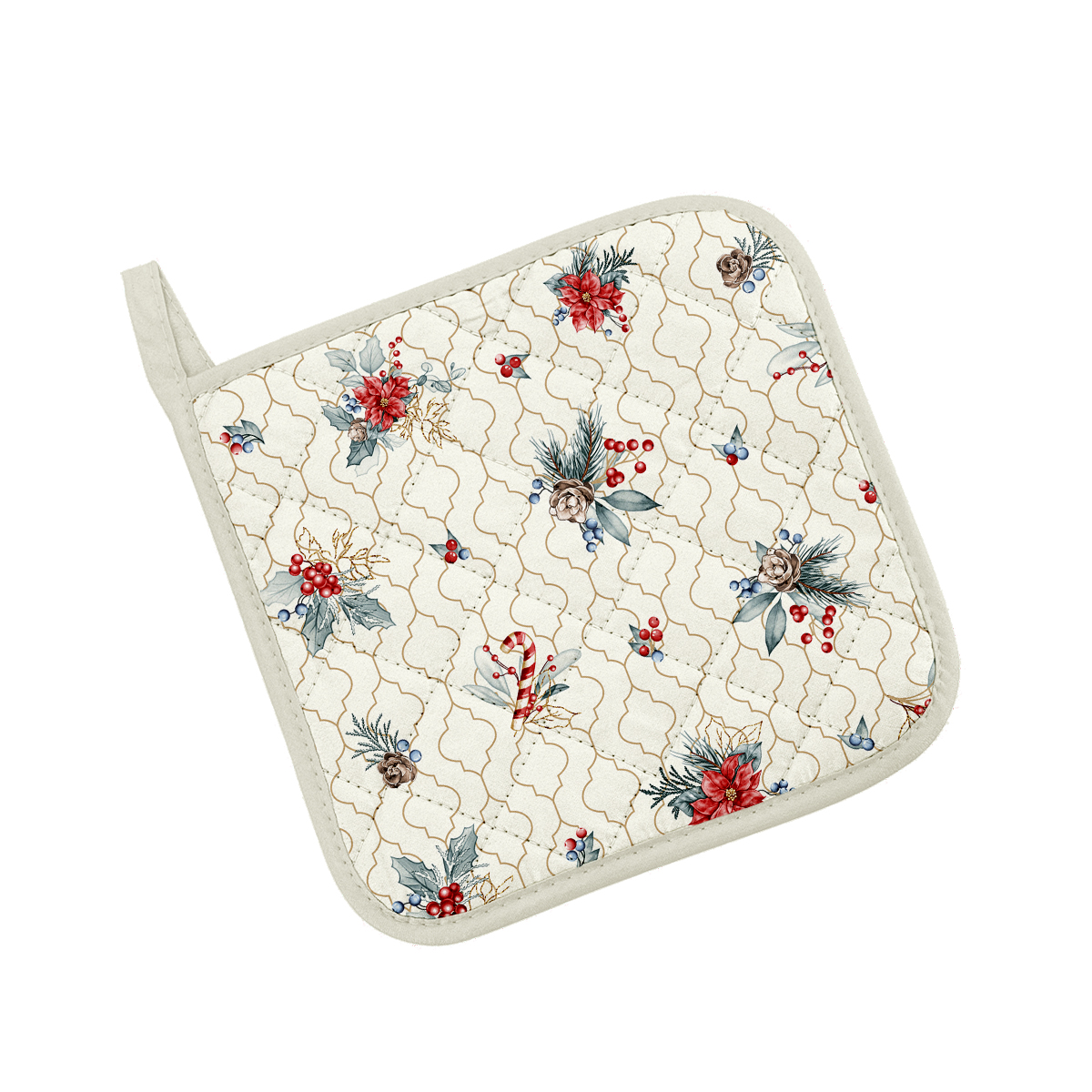 Прихватка рогожка Fine Line 62036-1 Рождество