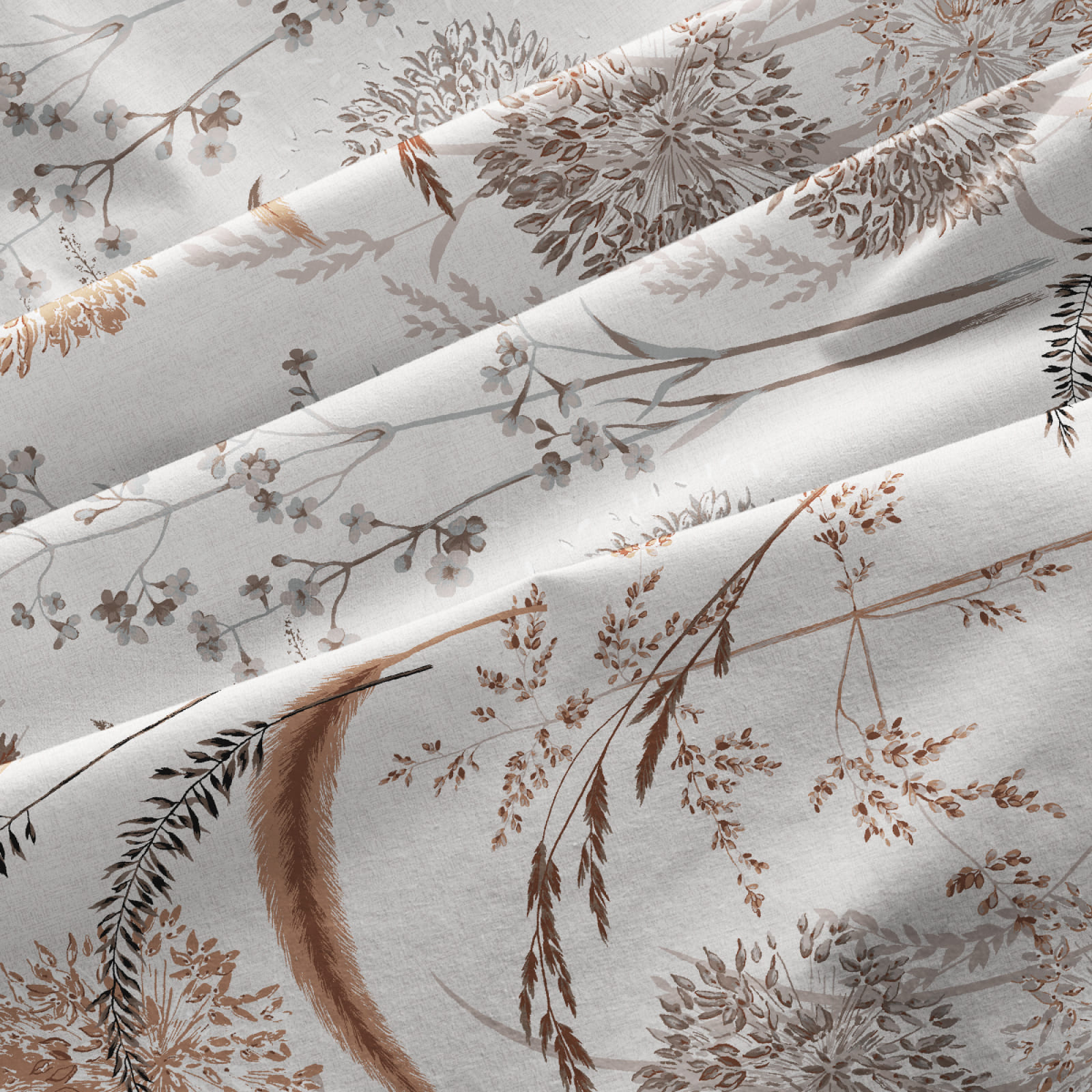 Бельевое полотно 220 см наб 72217-1 Цветочная флора