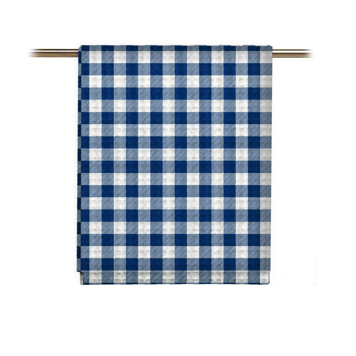 Полотенце вафельное Fine Line 62065 Синяя клетка
