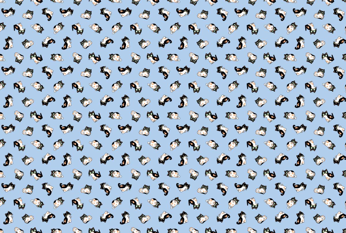 Ситец 95 см набивной 29150-2 Котики