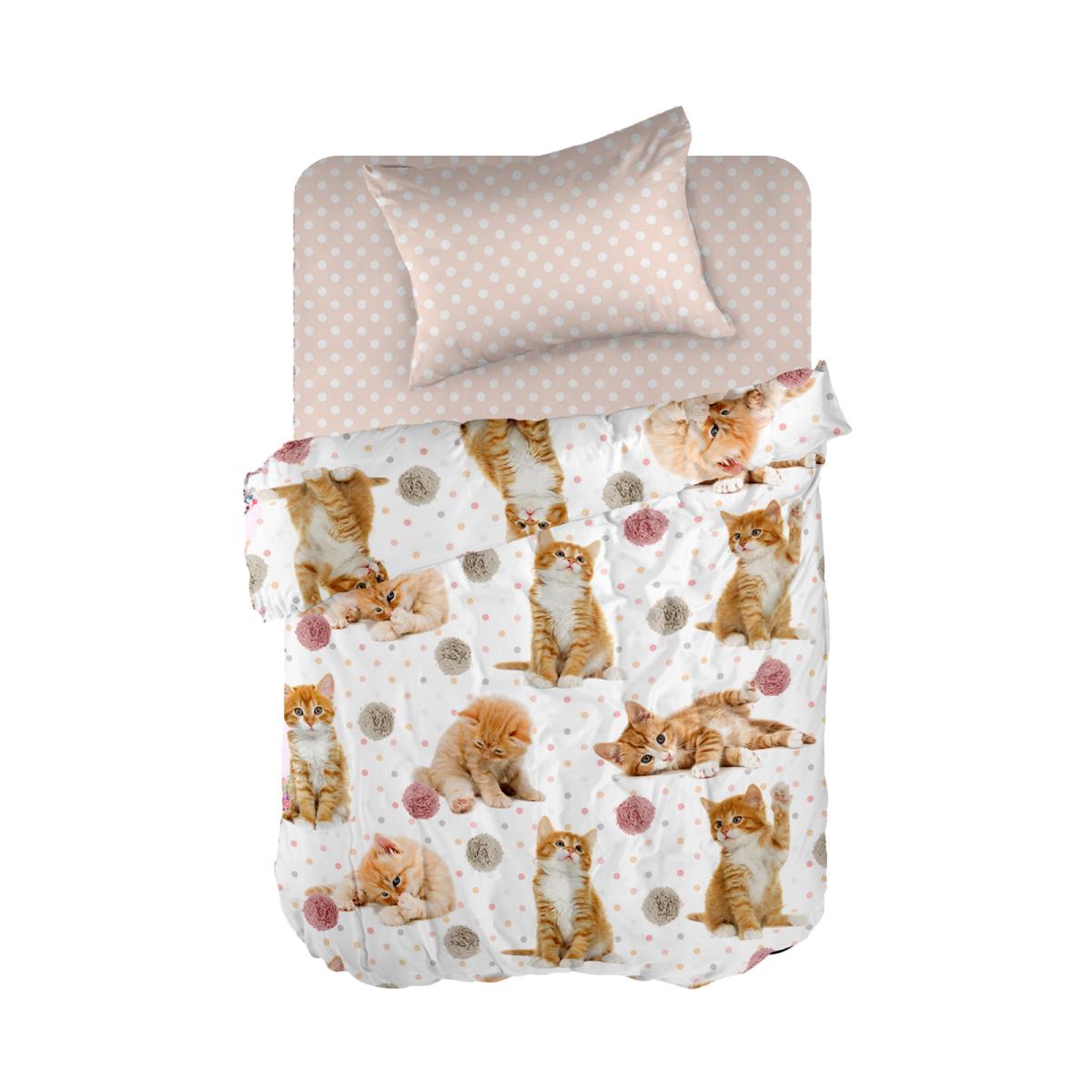 КПБ WENGE KIDS 16084-1/13164-3 Kitten orange