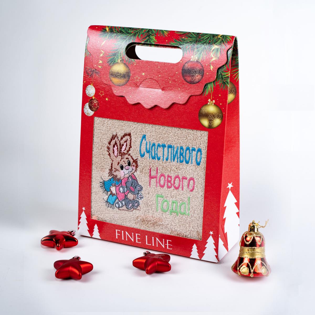 Полотенце махровое Fine Line ОМ-5 С Новым Годом!