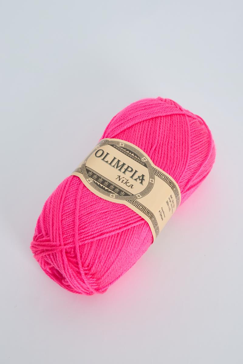 Пряжа для ручного вязания Olimpia Nika цв.G5 розовая 5шт*100г
