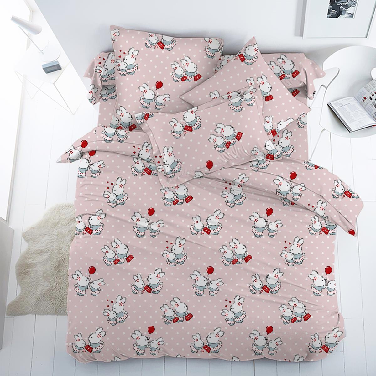 Бязь Премиум 150 см 13401-1 Зайчики