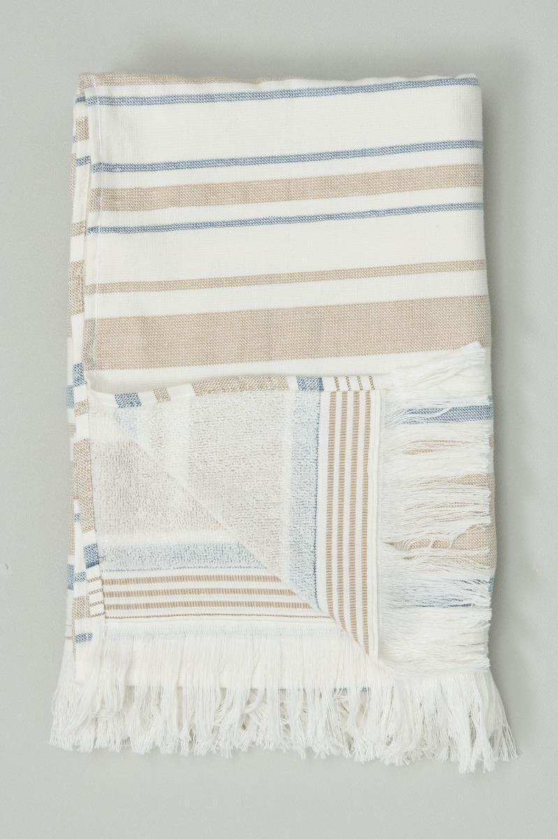 Полотенце махровое Fine Line Вояж песчано-галечный