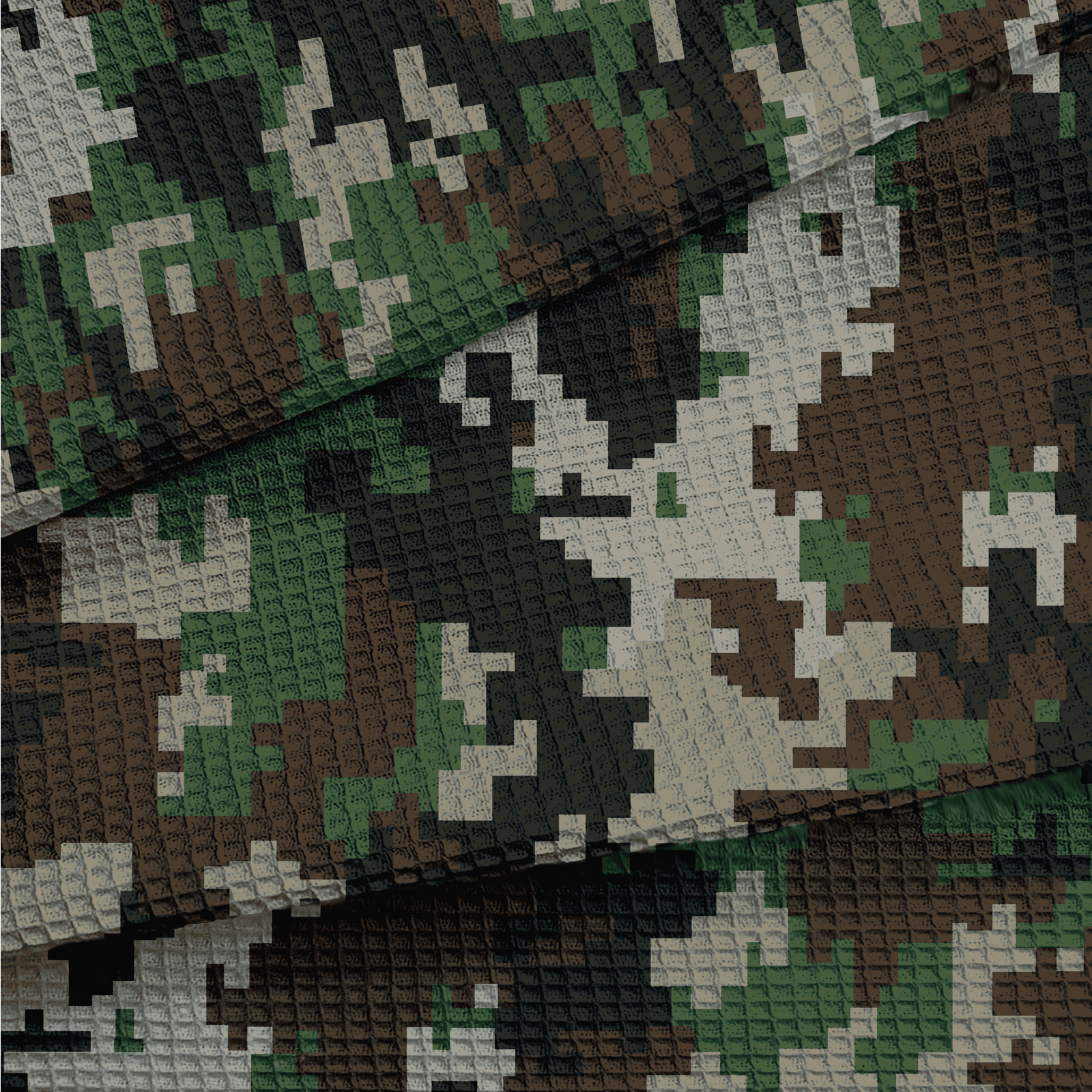 Полотно вафельное 150 см наб 29482-1 Милитари