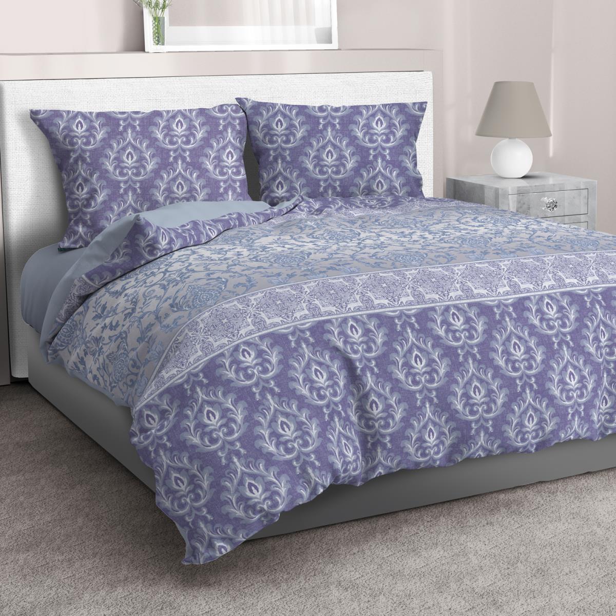 Бязь Премиум 220 см наб 40490-2 Беатрис фиолетовый