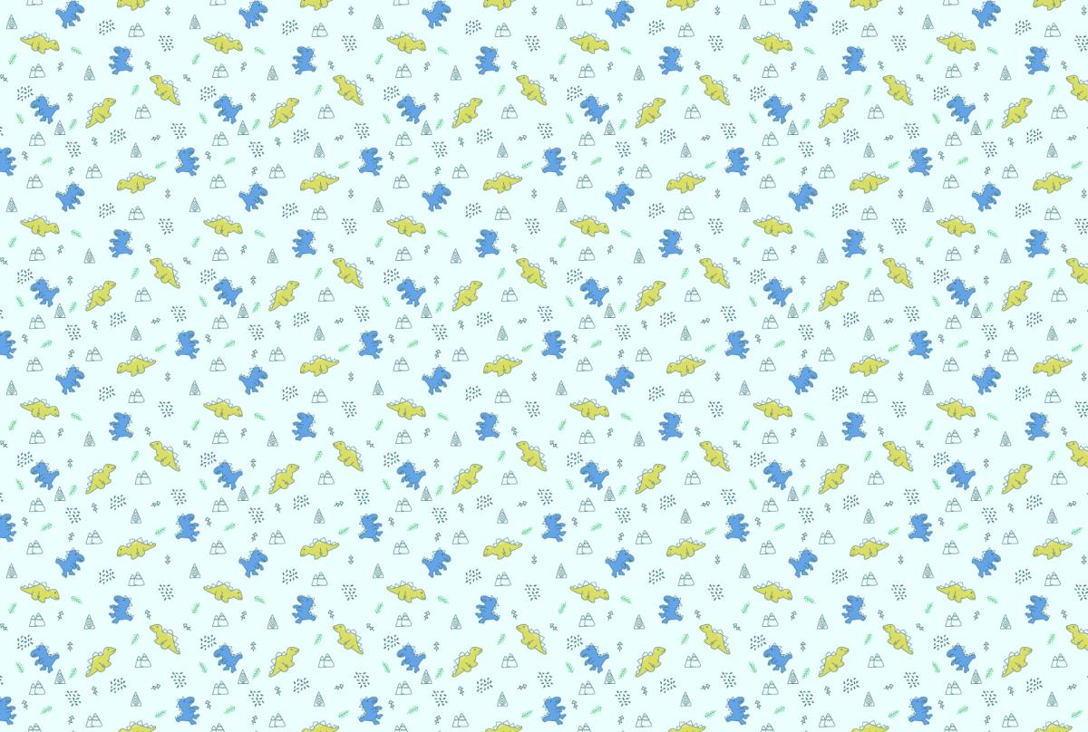 Ситец 95 см 29201-2 Динозаврик