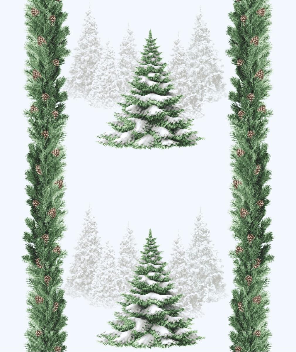 Дорожка 50 см наб 29285-1 Снежные ели