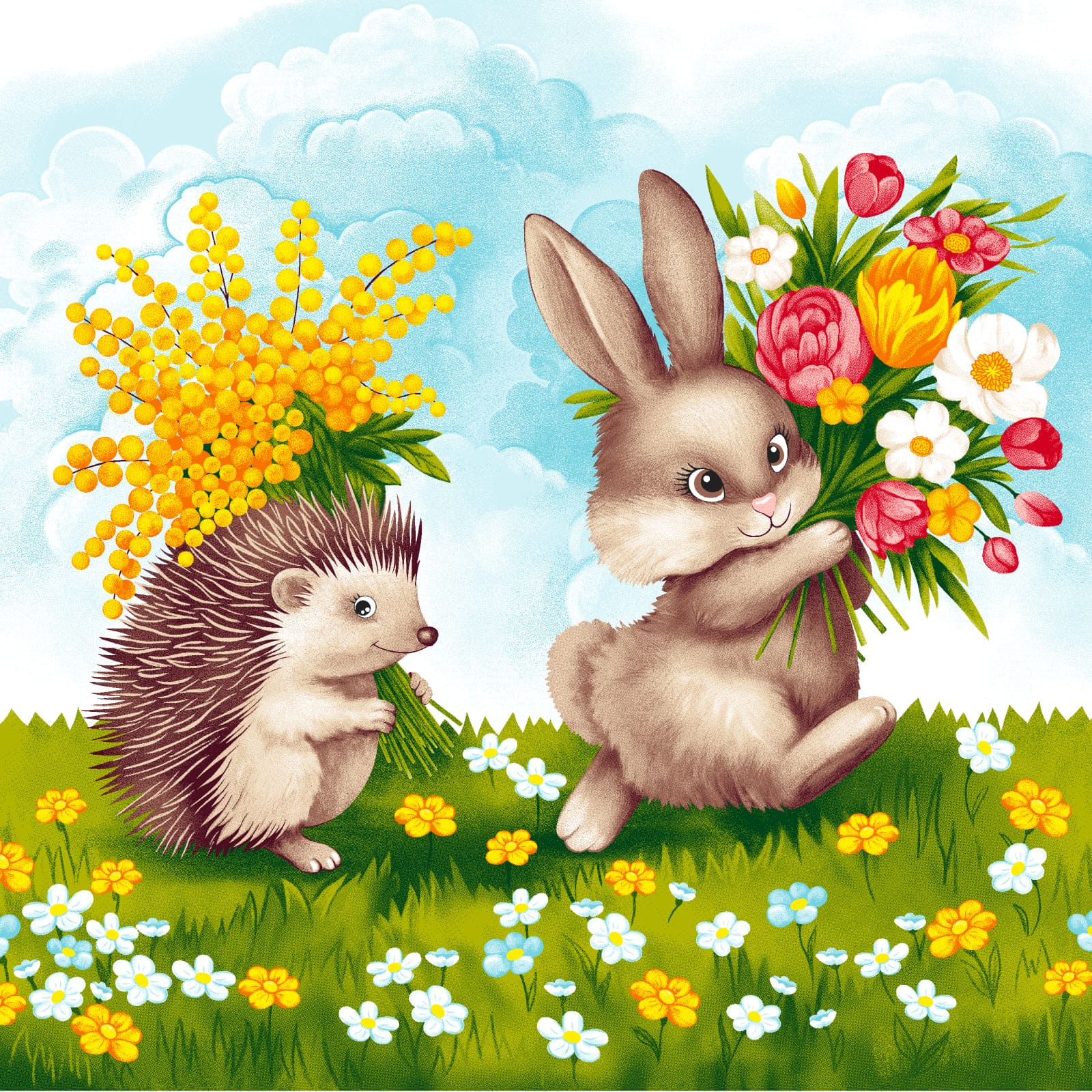 Полотно вафельное 50 см наб 29368-1 Для любимых