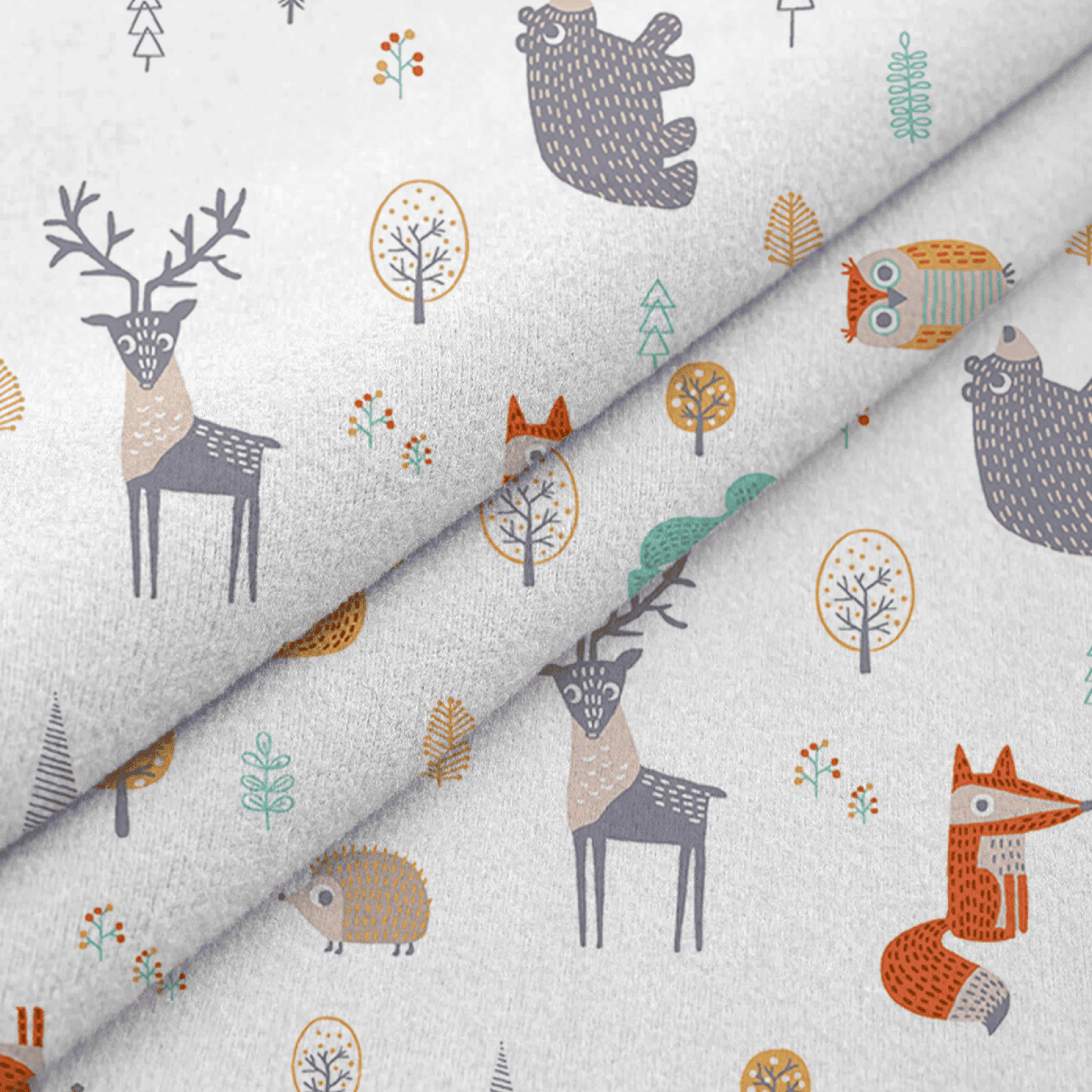 Фланель 90 см 29147-1 Зверята