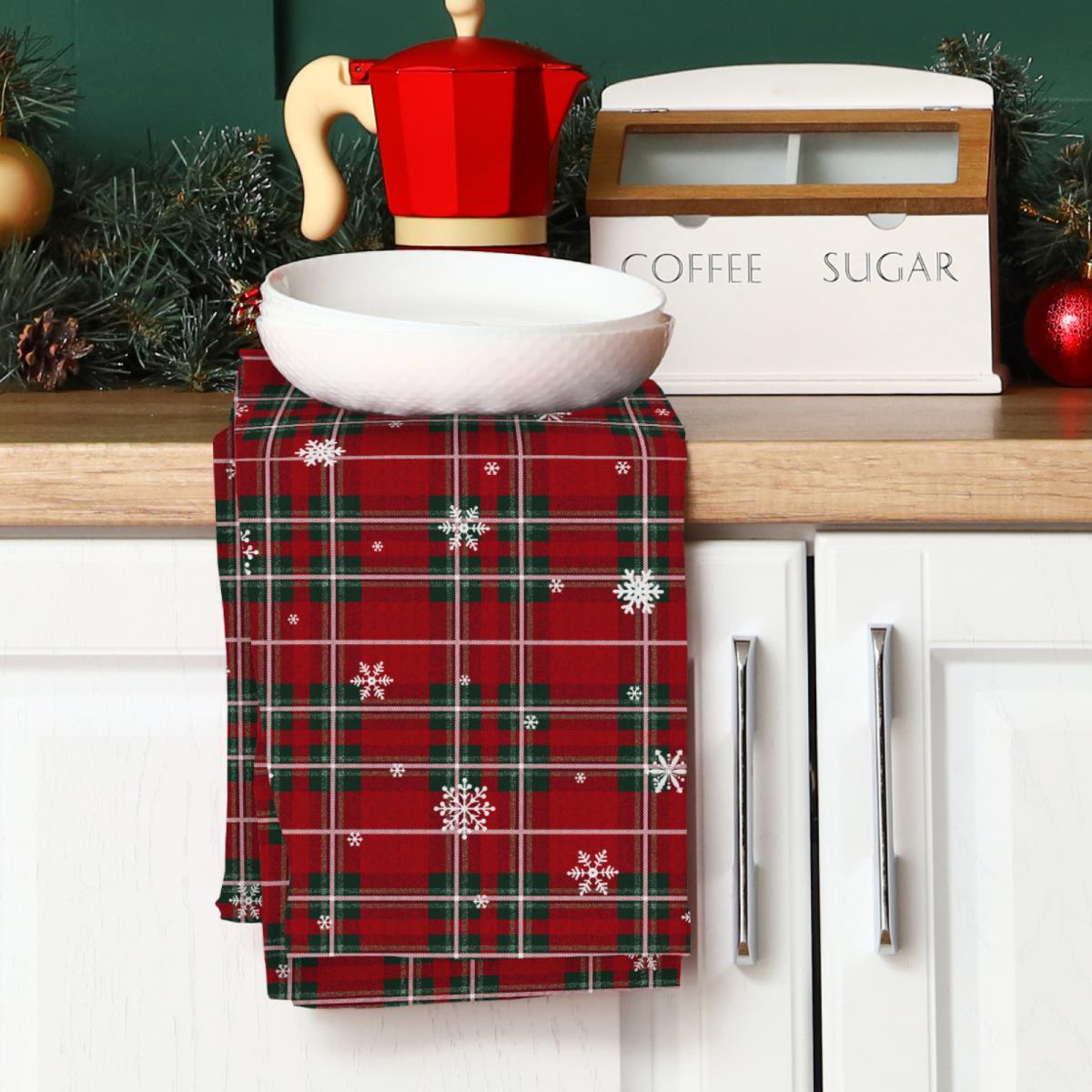 Полотенце вафельное Все ДOMA/Vse DOMA 60339-1 Рождественское утро