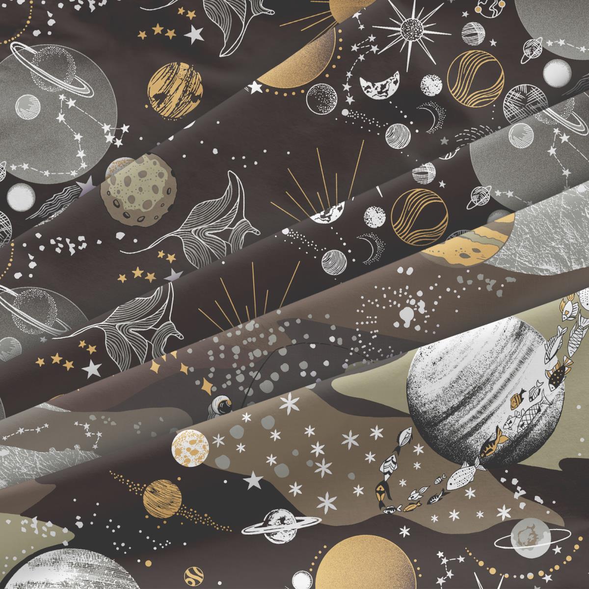 Перкаль 220 см наб 50256-1 Сигман коричневый НЕОН