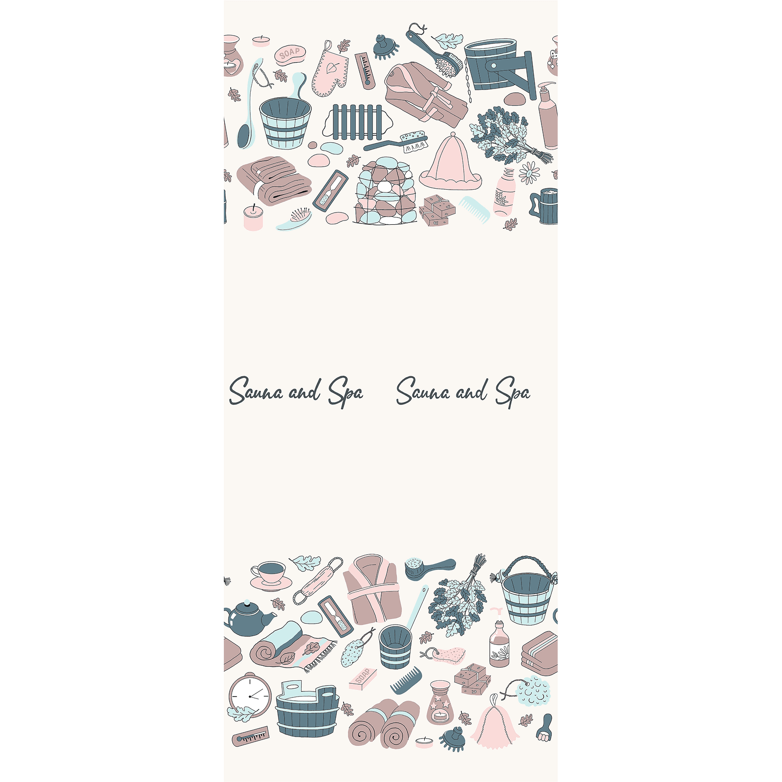 Полотно вафельное 150 см наб 29238-1 Сауна