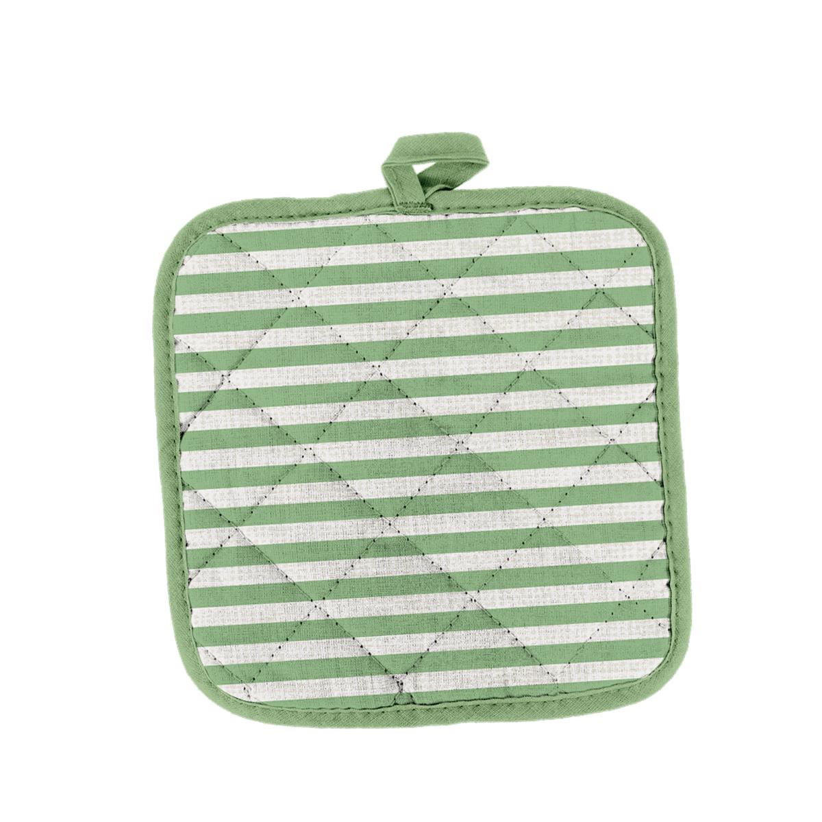 Прихватка рогожка Все ДOMA/Vse DOMA 60049-6 Страйп Олива